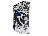 Baja 0018 Blue Navy Decal Style Skin for XBOX 360 Slim Vertical