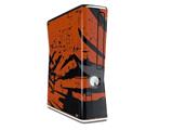 Baja 0040 Orange Burnt Decal Style Skin for XBOX 360 Slim Vertical