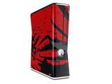 Baja 0040 Red Decal Style Skin for XBOX 360 Slim Vertical
