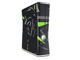 Baja 0023 Lime Green Decal Style Skin for XBOX 360 Slim Vertical