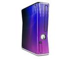 Bent Light Blueish Decal Style Skin for XBOX 360 Slim Vertical