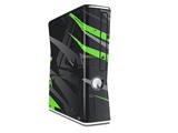 Baja 0014 Neon Green Decal Style Skin for XBOX 360 Slim Vertical