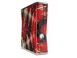Eights Straight Decal Style Skin for XBOX 360 Slim Vertical