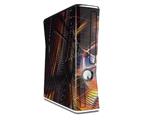 Solar Flares Decal Style Skin for XBOX 360 Slim Vertical