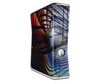 Spades Decal Style Skin for XBOX 360 Slim Vertical