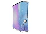 Decal Style Skin compatible with XBOX 360 Slim Vertical Dynamic Blue Galaxy
