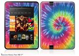 Tie Dye Swirl 104 Decal Style Skin fits 2012 Amazon Kindle Fire HD 7 inch