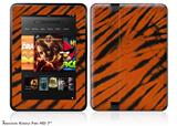 Tie Dye Bengal Side Stripes Decal Style Skin fits 2012 Amazon Kindle Fire HD 7 inch