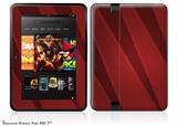 VintageID 25 RedDecal Style Skin fits 2012 Amazon Kindle Fire HD 7 inch