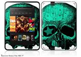 Greenskull Decal Style Skin fits 2012 Amazon Kindle Fire HD 7 inch