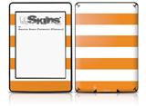 Psycho Stripes Orange and White - Decal Style Skin fits Amazon Kindle Paperwhite (Original)