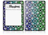 Splatter Girly Skull Rainbow - Decal Style Skin fits Amazon Kindle Paperwhite (Original)