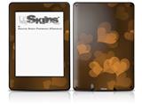 Bokeh Hearts Orange - Decal Style Skin fits Amazon Kindle Paperwhite (Original)