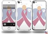 Angel Ribbon Hope Decal Style Vinyl Skin - fits Apple iPod Touch 5G (IPOD NOT INCLUDED)