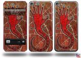 Red Right Hand Decal Style Vinyl Skin - fits Apple iPod Touch 5G (IPOD NOT INCLUDED)