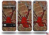 Weaving Spiders Decal Style Vinyl Skin - fits Apple iPod Touch 5G (IPOD NOT INCLUDED)