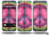 Tie Dye Peace Sign 103 Decal Style Vinyl Skin - fits Apple iPod Touch 5G (IPOD NOT INCLUDED)