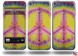 Tie Dye Peace Sign 104 Decal Style Vinyl Skin - fits Apple iPod Touch 5G (IPOD NOT INCLUDED)