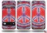 Tie Dye Peace Sign 105 Decal Style Vinyl Skin - fits Apple iPod Touch 5G (IPOD NOT INCLUDED)
