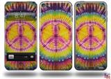 Tie Dye Peace Sign 109 Decal Style Vinyl Skin - fits Apple iPod Touch 5G (IPOD NOT INCLUDED)
