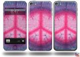 Tie Dye Peace Sign 110 Decal Style Vinyl Skin - fits Apple iPod Touch 5G (IPOD NOT INCLUDED)
