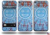 Tie Dye Happy 101 Decal Style Vinyl Skin - fits Apple iPod Touch 5G (IPOD NOT INCLUDED)