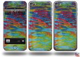 Tie Dye Tiger 100 Decal Style Vinyl Skin - fits Apple iPod Touch 5G (IPOD NOT INCLUDED)
