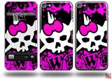 Punk Skull Princess Decal Style Vinyl Skin - fits Apple iPod Touch 5G (IPOD NOT INCLUDED)
