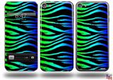 Rainbow Zebra Decal Style Vinyl Skin - fits Apple iPod Touch 5G (IPOD NOT INCLUDED)