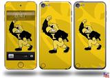 Iowa Hawkeyes Herky on Gold Decal Style Vinyl Skin - fits Apple iPod Touch 5G (IPOD NOT INCLUDED)
