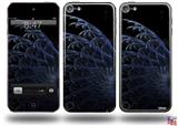 Blue Fern Decal Style Vinyl Skin - fits Apple iPod Touch 5G (IPOD NOT INCLUDED)
