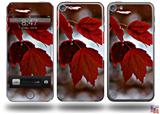 Wet Leaves Decal Style Vinyl Skin - fits Apple iPod Touch 5G (IPOD NOT INCLUDED)