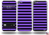 Stripes Purple Decal Style Vinyl Skin - fits Apple iPod Touch 5G (IPOD NOT INCLUDED)