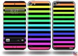 Stripes Rainbow Decal Style Vinyl Skin - fits Apple iPod Touch 5G (IPOD NOT INCLUDED)