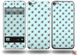 Kearas Daisies Seafoam Decal Style Vinyl Skin - fits Apple iPod Touch 5G (IPOD NOT INCLUDED)