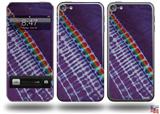 Tie Dye Alls Purple Decal Style Vinyl Skin - fits Apple iPod Touch 5G (IPOD NOT INCLUDED)