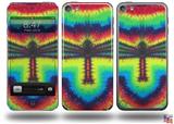 Tie Dye Dragonfly Decal Style Vinyl Skin - fits Apple iPod Touch 5G (IPOD NOT INCLUDED)