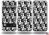 Skull Checker Decal Style Vinyl Skin - fits Apple iPod Touch 5G (IPOD NOT INCLUDED)
