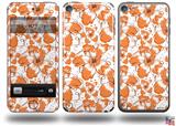 Flowers Pattern 14 Decal Style Vinyl Skin - fits Apple iPod Touch 5G (IPOD NOT INCLUDED)