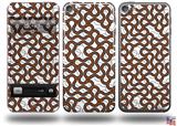 Locknodes 01 Burnt Orange Decal Style Vinyl Skin - fits Apple iPod Touch 5G (IPOD NOT INCLUDED)