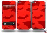Deathrock Bats Red Decal Style Vinyl Skin - fits Apple iPod Touch 5G (IPOD NOT INCLUDED)