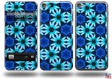 Daisies Blue Decal Style Vinyl Skin - fits Apple iPod Touch 5G (IPOD NOT INCLUDED)