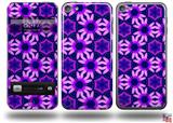 Daisies Purple Decal Style Vinyl Skin - fits Apple iPod Touch 5G (IPOD NOT INCLUDED)