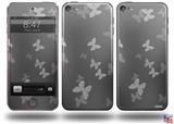 Bokeh Butterflies Grey Decal Style Vinyl Skin - fits Apple iPod Touch 5G (IPOD NOT INCLUDED)
