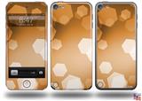 Bokeh Hex Orange Decal Style Vinyl Skin - fits Apple iPod Touch 5G (IPOD NOT INCLUDED)