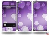 Bokeh Hex Purple Decal Style Vinyl Skin - fits Apple iPod Touch 5G (IPOD NOT INCLUDED)