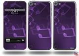 Bokeh Music Purple Decal Style Vinyl Skin - fits Apple iPod Touch 5G (IPOD NOT INCLUDED)