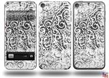 Folder Doodles White Decal Style Vinyl Skin - fits Apple iPod Touch 5G (IPOD NOT INCLUDED)