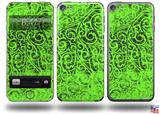 Folder Doodles Neon Green Decal Style Vinyl Skin - fits Apple iPod Touch 5G (IPOD NOT INCLUDED)