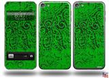 Folder Doodles Green Decal Style Vinyl Skin - fits Apple iPod Touch 5G (IPOD NOT INCLUDED)